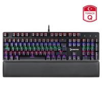 GAMEPOWER OGRE RAINBOW MEKANIK KIRMIZI SWİTCH KLAVYE TÜRKÇE - 1